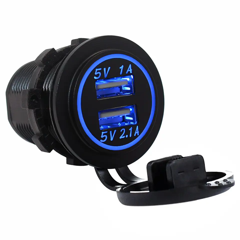 4.2A  Dual USB Fast Car Charger Socket