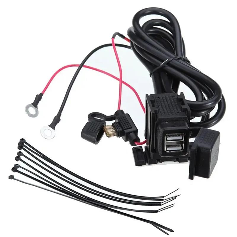 12V 3.1AWaterproof Motorbike Motorcycle Handlebar Charger Adapter Power Supply Socket