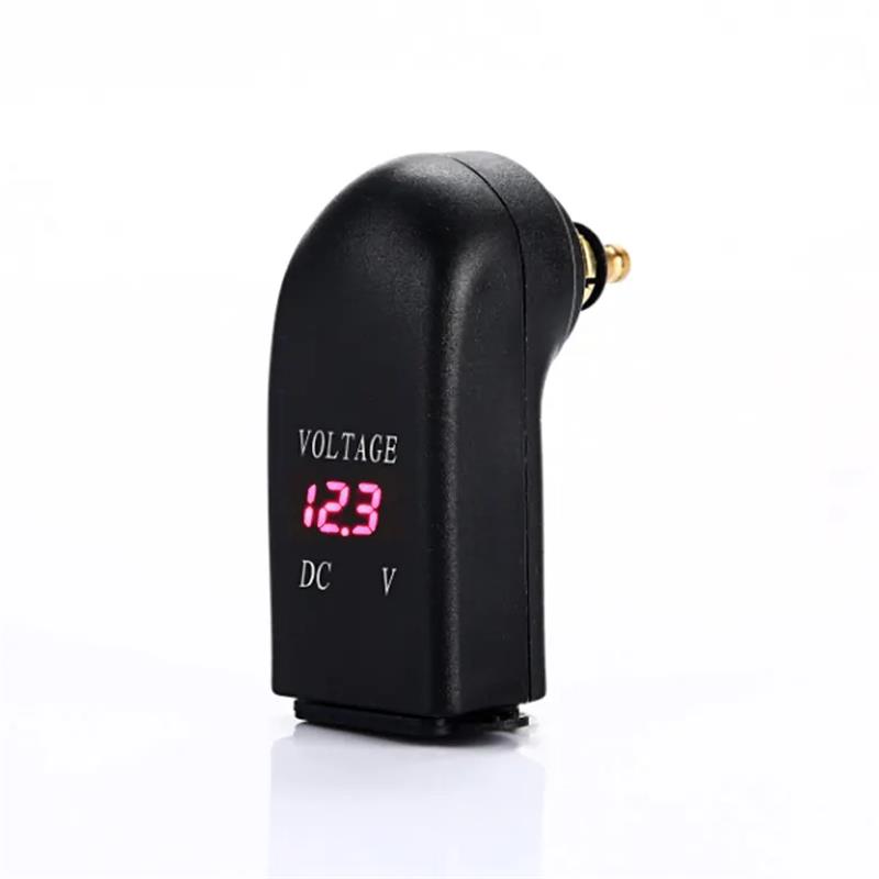 Motorcycle Dual USB Charger Adapter LED Voltmeter Din Hella charger socket adapter