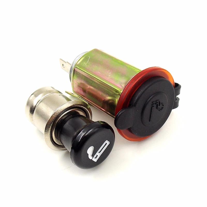 12V copper Cigarette Lighter Power Socket Plug Outlet 20A for car marine